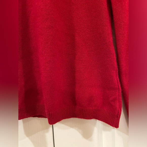 NWOT LAMB red cashmere sweater - Picture 11 of 11